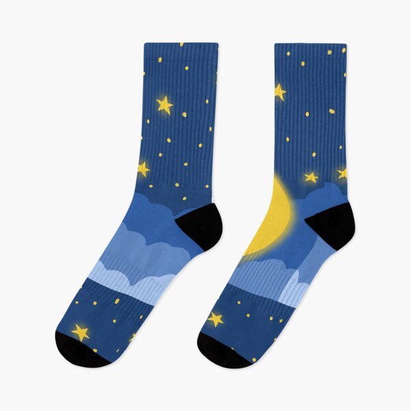 Item preview, Moon midnight flat design designed and sold by Potattoo.