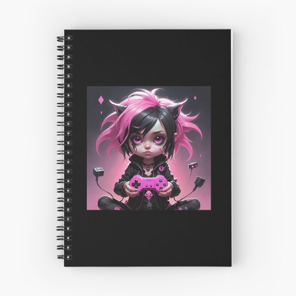 Item preview, Goth gamer girl  designed and sold by SpookyCuties.