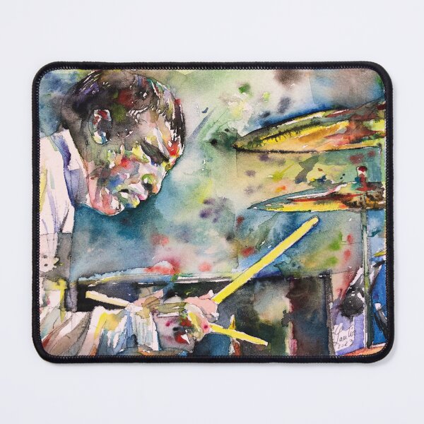 Item preview, BUDDY RICH watercolor portrait designed and sold by lautir.