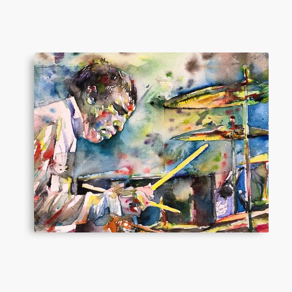 Vista previa del artículo con la obra «BUDDY RICH retrato en acuarela», diseñado y vendido por lautir.