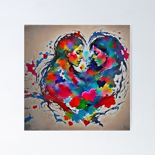Item preview, Valentine's Day Abstract Art Gift Idea designed and sold by X-ecute.