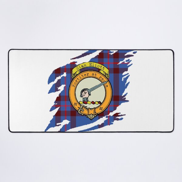 Item preview, Eliott Crest Scottish Surname Tartan designed and sold by BagTown Clans.