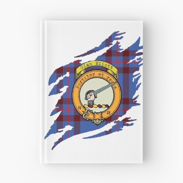 Item preview, Eliott Crest Scottish Surname Tartan designed and sold by BagTown Clans.