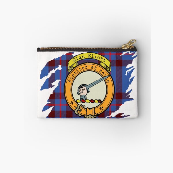 Item preview, Eliott Crest Scottish Surname Tartan designed and sold by BagTown Clans.