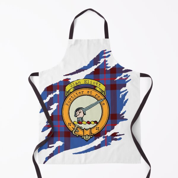 Item preview, Eliott Crest Scottish Surname Tartan designed and sold by BagTown Clans.