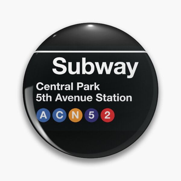 Item preview, NYC Subway Central Park Sign designed and sold by cerealbox-labs.