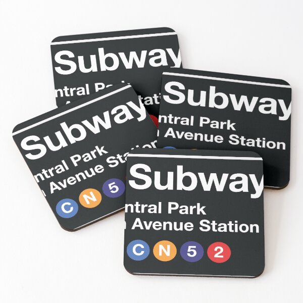 Item preview, NYC Subway Central Park Sign designed and sold by cerealbox-labs.