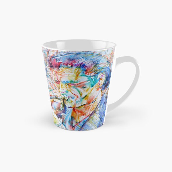 Artikelvorschau, CHET BAKER Porträt mit Aquarell- und Farbstiften entworfen und verkauft von lautir.