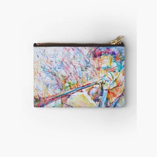 Item preview, CHET BAKER watercolor and colored pens portrait designed and sold by lautir.
