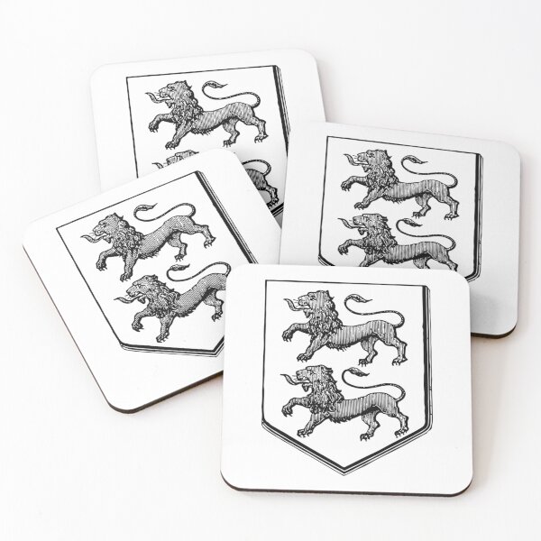 Item preview, Lion medieval heraldic design designed and sold by BashPIXIE.