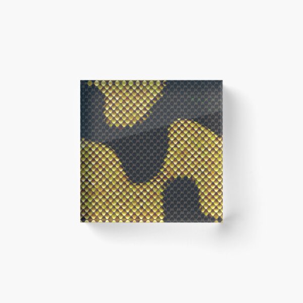 Item preview, Yellow black snake skin designed and sold by AnnArtshock.