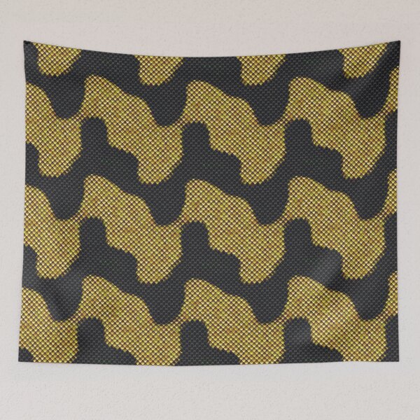 Item preview, Yellow black snake skin designed and sold by AnnArtshock.