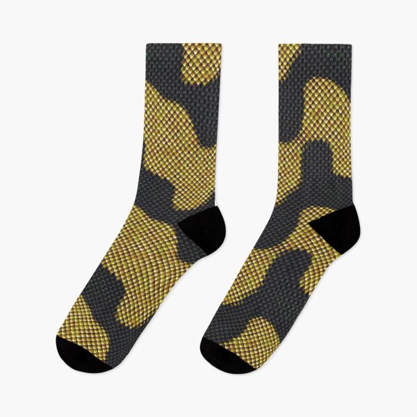 Item preview, Yellow black snake skin designed and sold by AnnArtshock.
