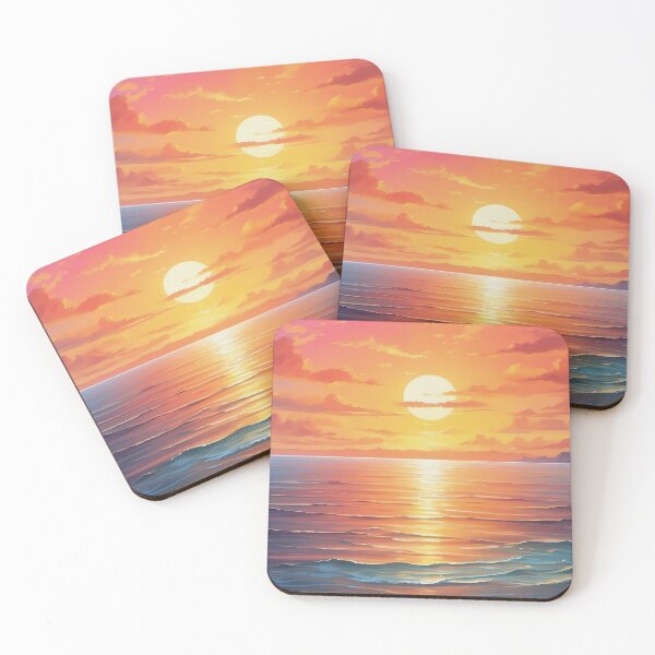Item preview, Romantic Sunset on the Beach, Rapture Oceanscape designed and sold by Chicandcool.