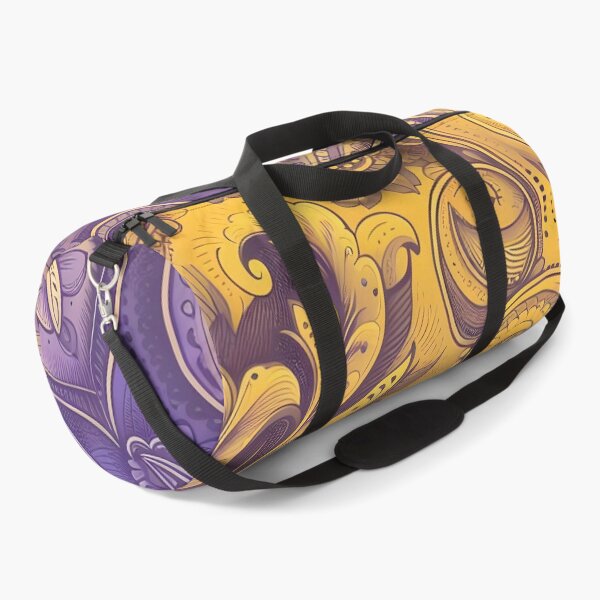 Item preview, Yellow to purple modern Paisley pattern fade designed and sold by Inkstorm-London.