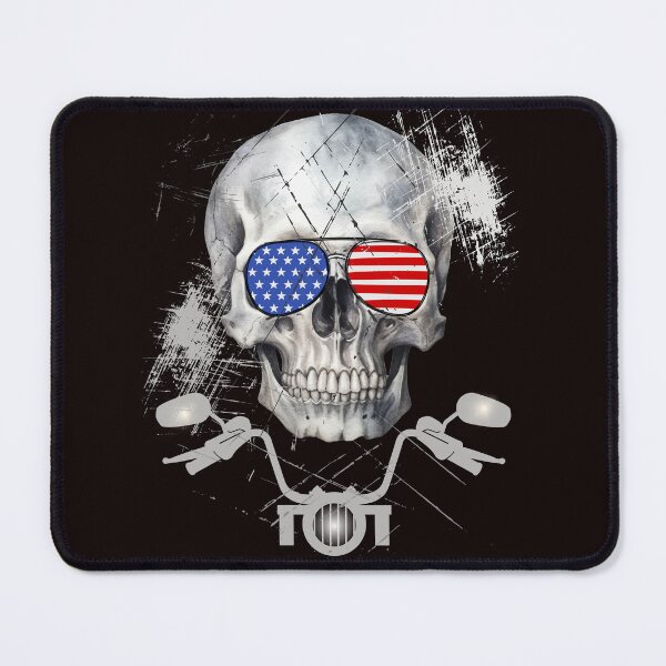 Item preview, skull and american flag designed and sold by SKULLARTISTRY.