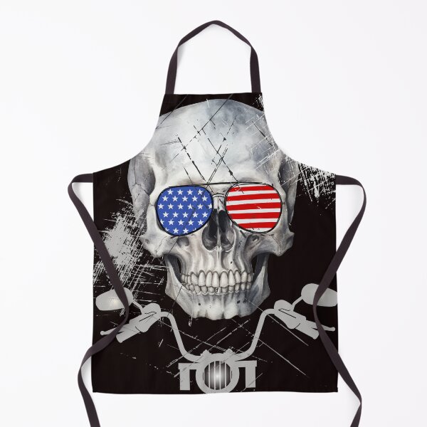 Item preview, skull and american flag designed and sold by SKULLARTISTRY.