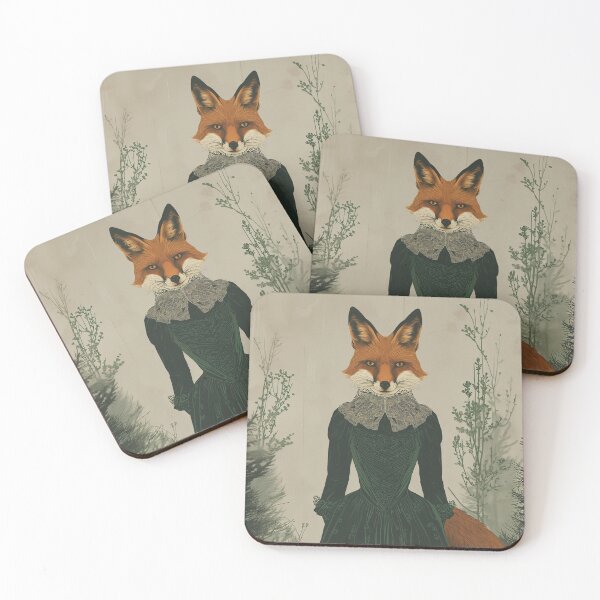 Item preview, Maiden fox designed and sold by PricklyPeanut.