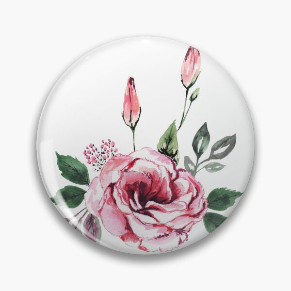 Item preview, Lisianthus Watercolor Flower designed and sold by Anis Illustration.