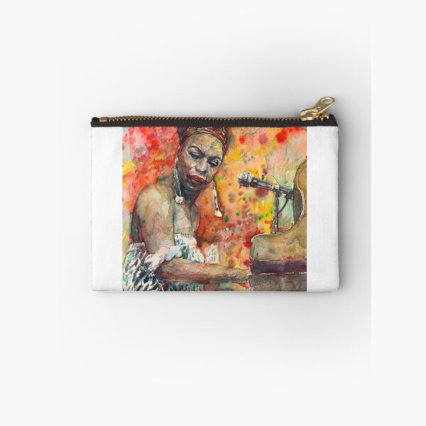 Item preview, NINA SIMONE watercolor portrait  designed and sold by lautir.