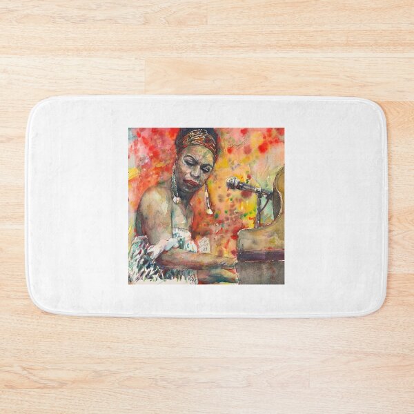 Item preview, NINA SIMONE watercolor portrait  designed and sold by lautir.
