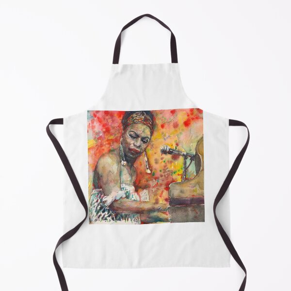 Item preview, NINA SIMONE watercolor portrait  designed and sold by lautir.