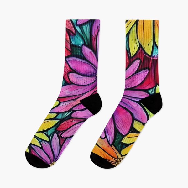 Item preview, Colorful Watercolor Flowers designed and sold by ArtsyWishy.