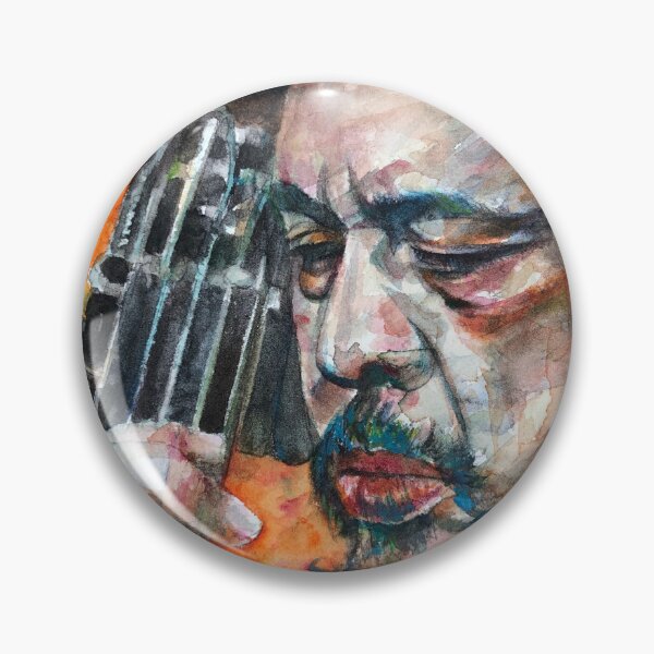 Item preview, CHARLES MINGUS watercolor portrait designed and sold by lautir.