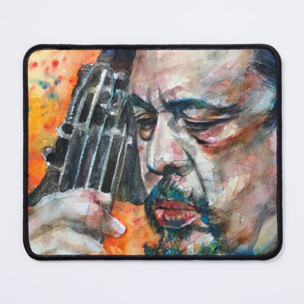 Item preview, CHARLES MINGUS watercolor portrait designed and sold by lautir.