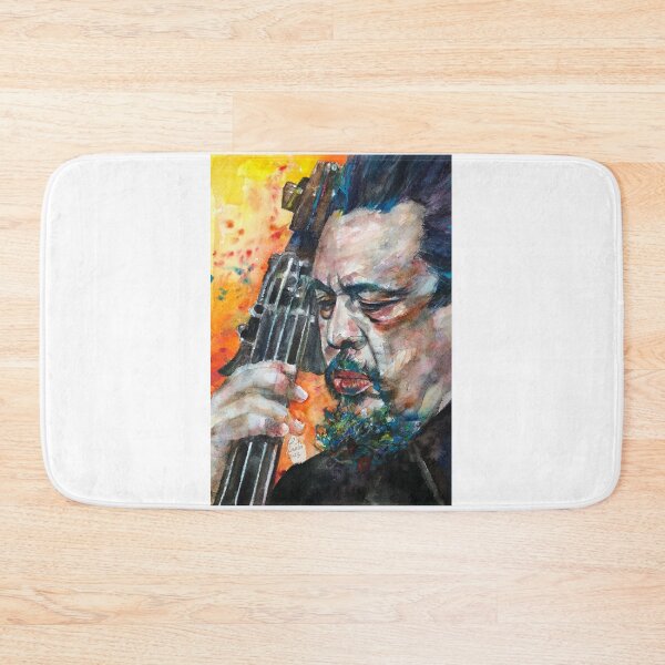 Item preview, CHARLES MINGUS watercolor portrait designed and sold by lautir.