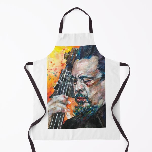 Item preview, CHARLES MINGUS watercolor portrait designed and sold by lautir.