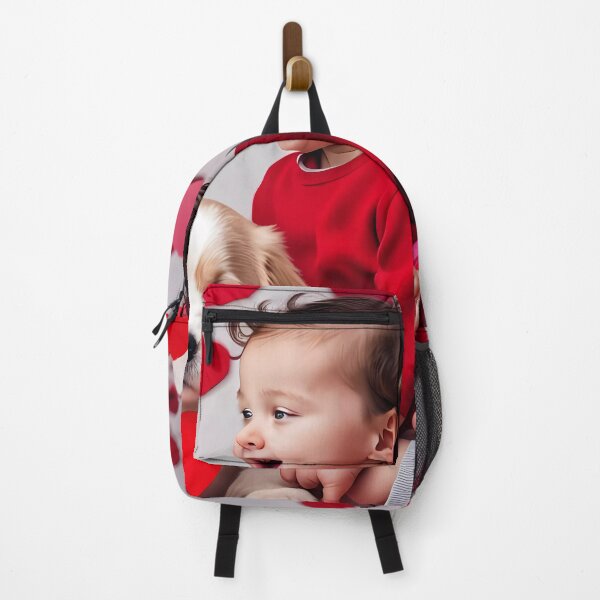 Item preview, Toddler celebrating Valentines day with a puppy designed and sold by Colin Bentham.