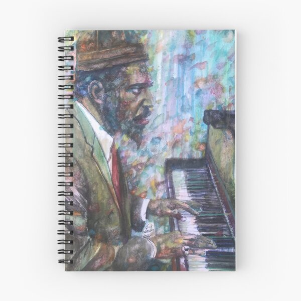Item preview, THELONIUS MONK watercolor portrait designed and sold by lautir.