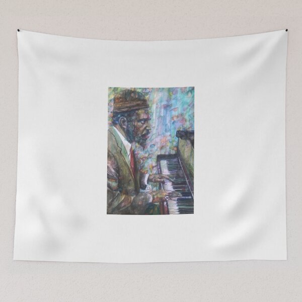Item preview, THELONIUS MONK watercolor portrait designed and sold by lautir.
