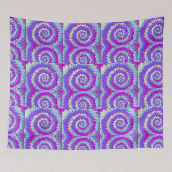 Item preview, Tye Dye Art Mix Mashup Purple Blues Colorful Pattern designed and sold by LLdreams.