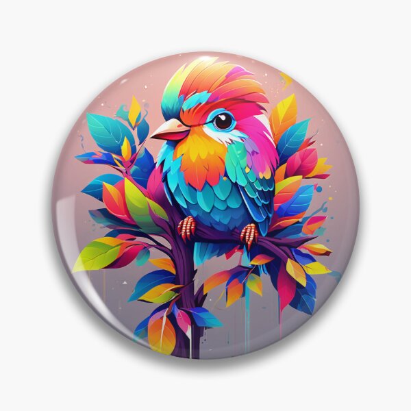 Item preview, COLORFUL BIRD designed and sold by AmazingBackDrop.