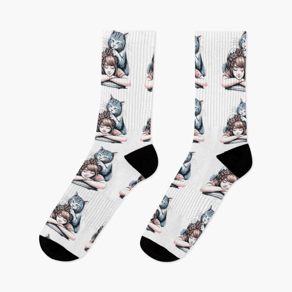 Item preview, cat treating a girls head Classic T-Shirt funny,lovely,Beauty,kind... designed and sold by NIZAR  din⭐⭐⭐⭐⭐.