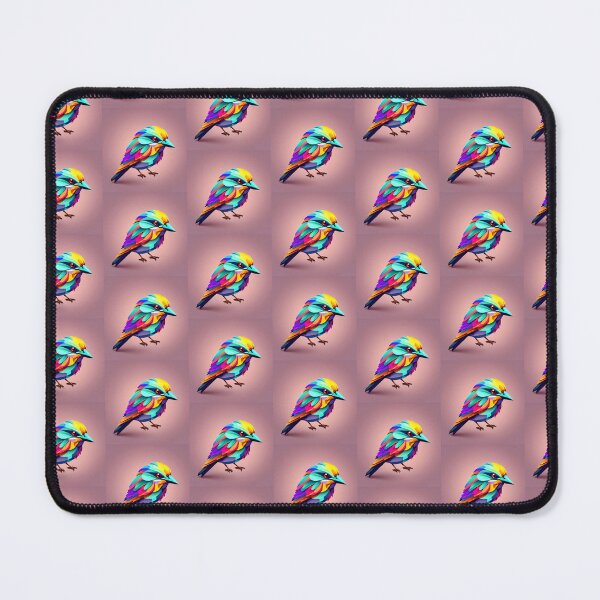 Item preview, SERIOUS COLORFUL BIRD designed and sold by AmazingBackDrop.