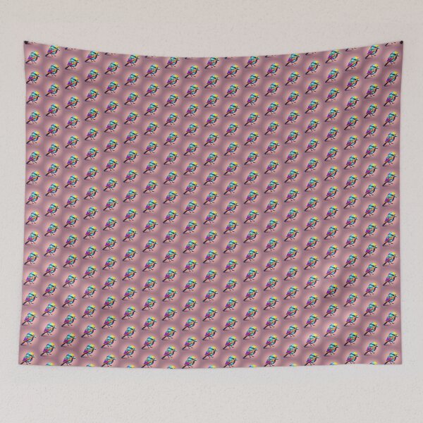 Item preview, SERIOUS COLORFUL BIRD designed and sold by AmazingBackDrop.