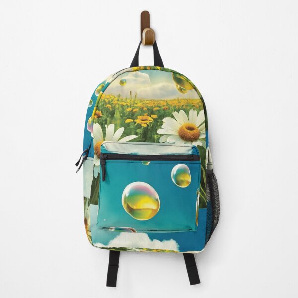 Item preview, Bubbles Rising From Green Meadow on a Sunny Day with Clouds designed and sold by Loving Nature Gifts.