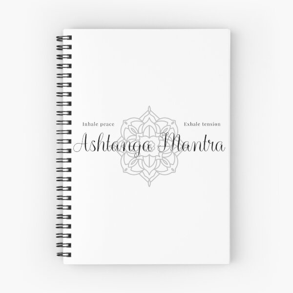 Item preview, Inhale peace, exhale tension – Ashtanga Mantra designed and sold by LyricsWear.