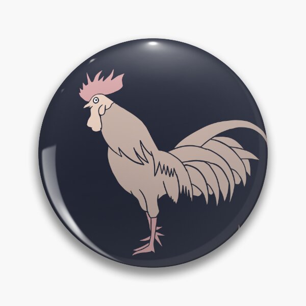 Item preview, marching roosters on black designed and sold by colorofmagic.
