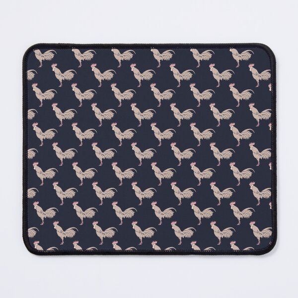 Item preview, marching roosters on black designed and sold by colorofmagic.