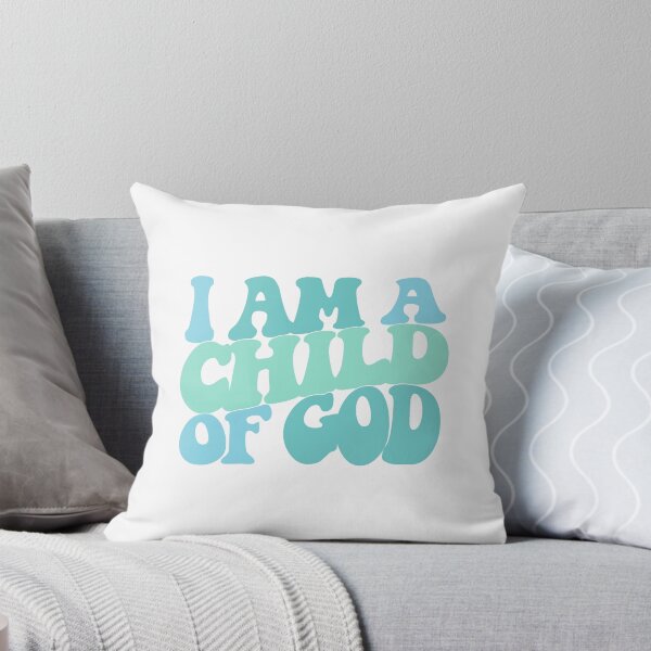 Item preview, I Am A Child Of God - John 1:12 Teal - Retro designed and sold by amazingjoy.