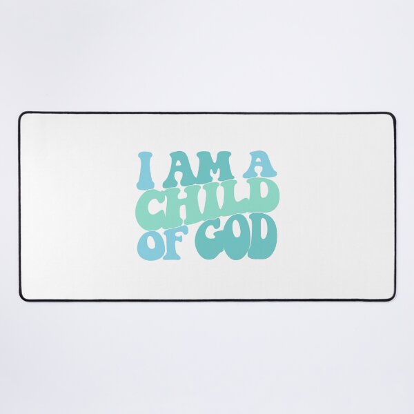 Item preview, I Am A Child Of God - John 1:12 Teal - Retro designed and sold by amazingjoy.