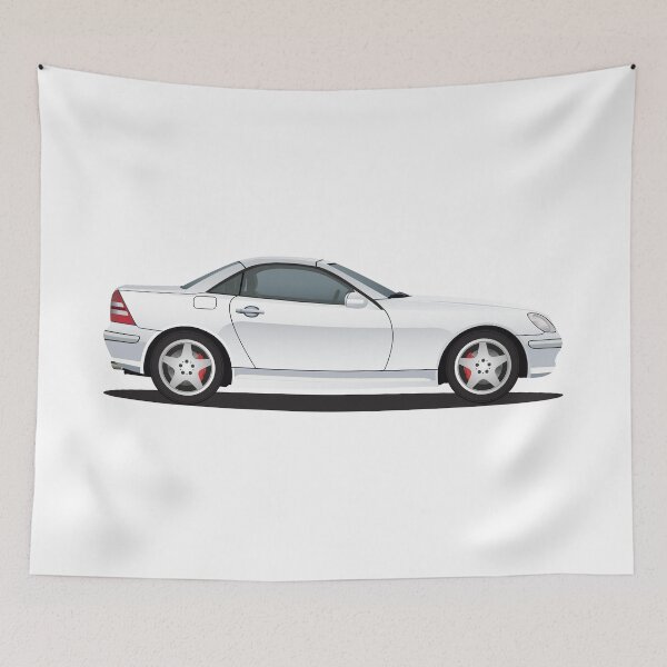 Item preview, R170 SLK Car Art Silver Grey designed and sold by ed-designs.
