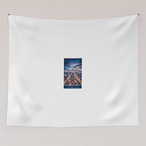 Item preview, Twilight Vista: Urban Elegance Meets Serene Skyscapes designed and sold by DreamAlongArt.