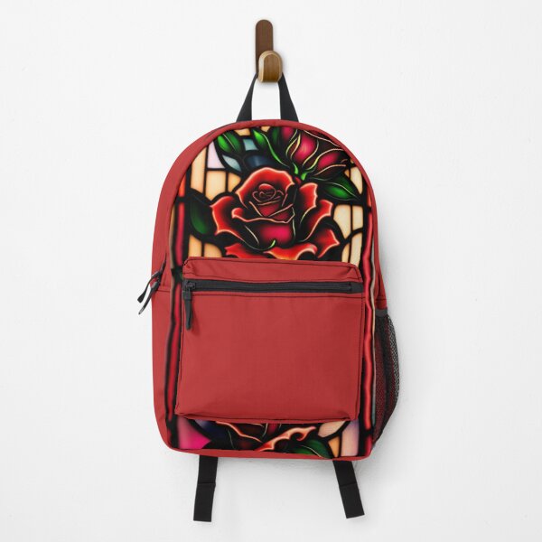 Item preview, Stained Glass Roses - Wren's Notebook - Style 3 designed and sold by AmberRoseWrites.