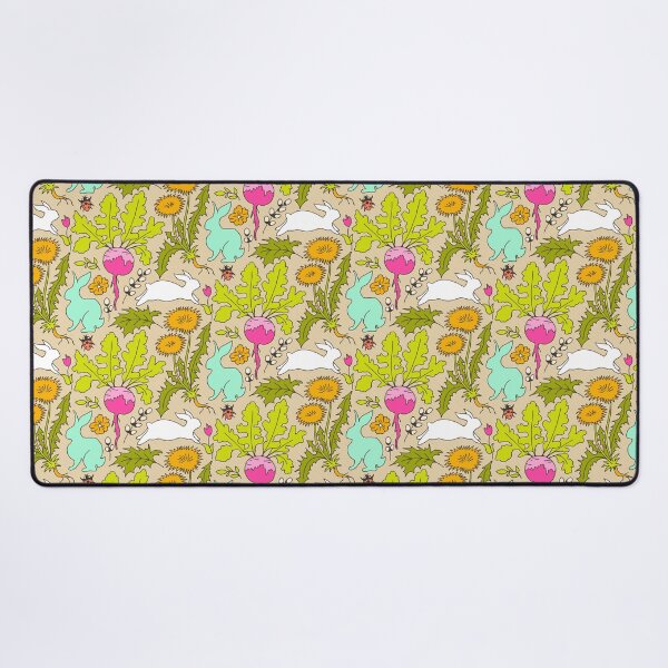 Item preview, colorful rabbits in the vegetable garden designed and sold by colorofmagic.