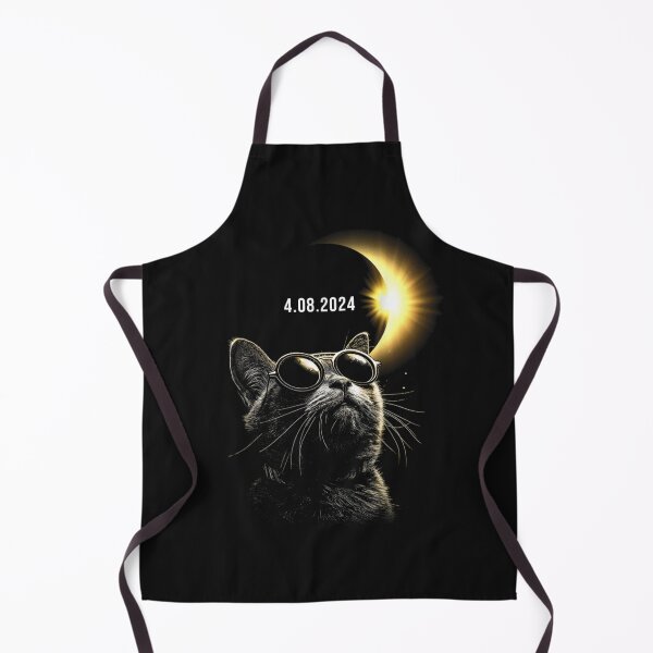 Item preview, Solar Eclipse Cat Wearing Glasses April 8 2024 designed and sold by Tigerr3g.